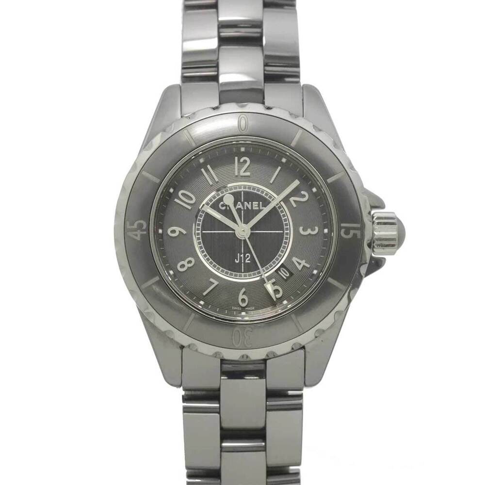 Chanel J12 Chromatic 33mm H2978 Women's Watch, Gray Ceramic Quartz Watch